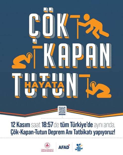 Kaymakamımız Sn Adem KARATAŞ Çök-Kapan-Tutun tatbikatına katıldı.